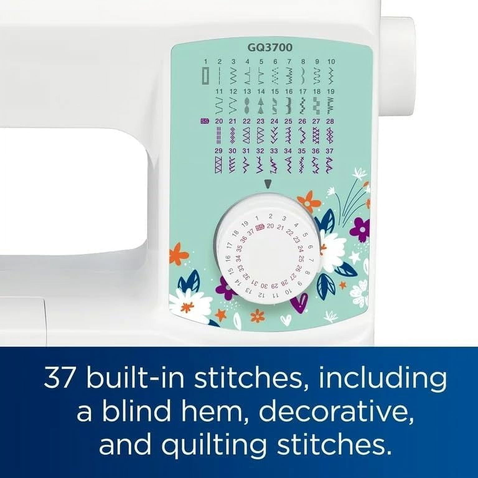 Brother GQ3700 Sewing and Quilting Machine, and SASC706 6-Piece Pacesetter Sewing Thread