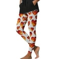 thumbnail image 3 of Meichang Women's Valentine Leggings High Waist Tummy Control Heart Print Running Yoga Pants Stretchy Workout Gym Leggings, 3 of 10