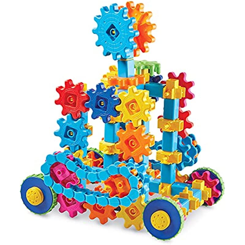 Insian Gears! Gears! Gears! Mega Builds, STEM Building Set, Gears Toys