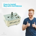 thumbnail image 5 of EvertechPRO Range Infinite Control Switch Replacement for GE WB24T10029 769696 AH236754 EA236754 PS236754, 5 of 5