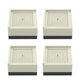 thumbnail image 1 of Paquete de 4 almohadillas para pies para lavadora, almohadillas cuadradas antivibración, antidesliza Abanopi Beige/tipo B, 1 of 7