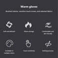 thumbnail image 3 of Btomtd Winter Gloves,Touchscreen Gloves,Thermal Gloves,Winter Knit Gloves Warm Full Men Women With Upgraded Screen -Slip Glove Fleece Lined, 3 of 9