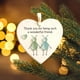thumbnail image 5 of Seyotauo Heart-Shaped Sea Glass Friendship Decor, Christmas Tree Hanging Ornaments, Friendship Heart Ornament Keepsake, Sea Glass Art for Best Friends, 5 of 5