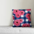 thumbnail image 3 of Creative Products Pink Floral Buffalo Check 18x18 Indoor / Outdoor Pillow, 3 of 3