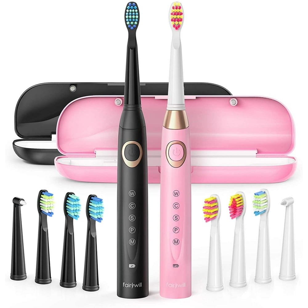 Fairywill Dual Sonic Electric Toothbrushes for Adults