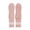 Pink, variant on Women Striped Mid-Calf Non Slip Yoga Socks, Full Sole Silicone Grips Anti-Skid Crew Socks for Pilates Barre Dance Home Workout