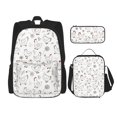 thumbnail image 1 of Easygdp Funny Chicken Mochila para Niños y Niñas con Set de Caja de Almuerzo y Estuche para Lápices 3 en 1, Mochila Escolar Estampada para Adolescentes, 1 of 7