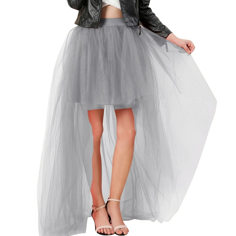 Flowy skirt short in outlet front long in back