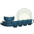 thumbnail image 2 of Noritake Colorwave Blue 16-Piece Coupe Dinnerware Set, Service for 4, 2 of 7