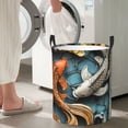 thumbnail image 5 of Naloa Colorful Koi Fish Art Round Large Laundry Basket, Toy Storage for Hamper Kids Room,Toy Storage-Small, 5 of 6