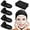 Black, variant on CEYAZYE 4Pcs Spa Facial Headbands for Women, Black Face Wash Headband Adjustable Make Up Wrap Head for Washing Face Shower Yoga