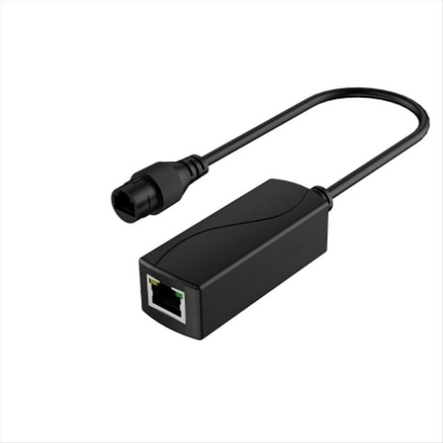 Convertidor PoE Gigabit Impermeable de 48 V A 24 V, Salida de Puerto RJ45 de 24 V/1 A, IEEE802.3af/At para Dispositivos Pasivos de 24 V.