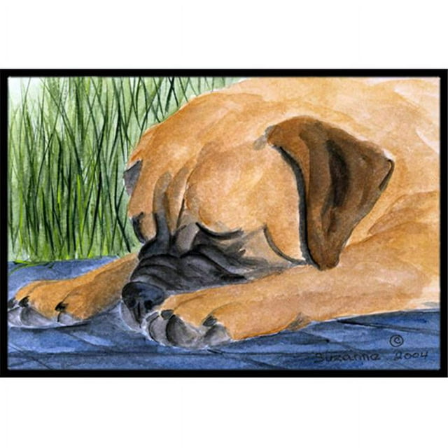 Carolines Treasures SS8033MAT Tapis d'Extérieur Intérieur Bullmastiff 18 x 27 Po