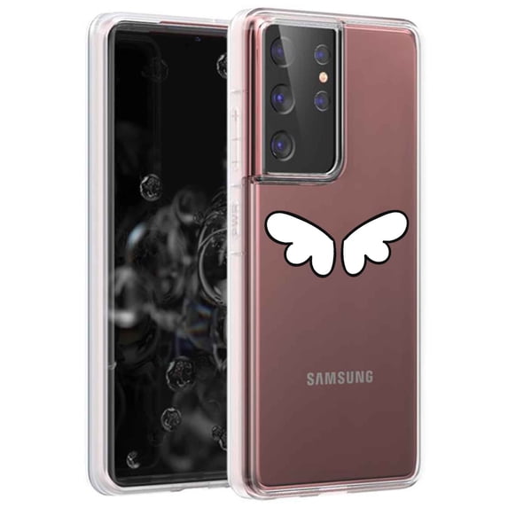 TalkingCase Slim Phone Case for Samsung Galaxy S21 Ultra 5G, S30 Ultra, (Not S21,S21+), Cute Wings 3 Print, Lightweight,Flexible,Soft, USA