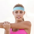 thumbnail image 3 of 3pcs Bandas de sudor deportivas Cabeza transpirable Tandilla de sudor de sudor Bandas de sudor de yoga para mujeres, 3 of 6