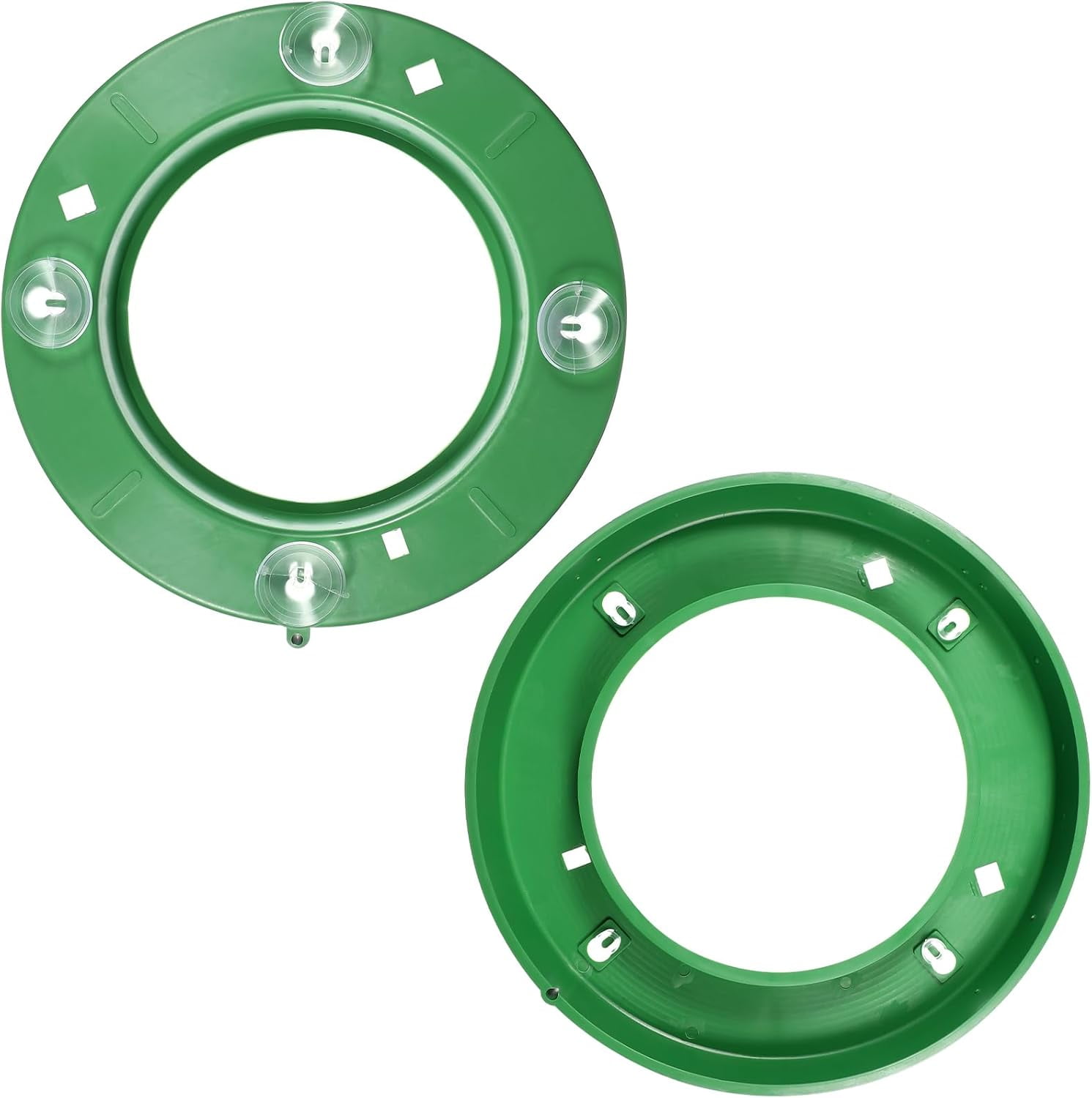 ABCISI Foam Rings - 11-Inch Wet Floral Foam Designer Ring Oasis Wreath Base (Green)