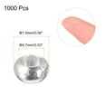 thumbnail image 2 of Uxcell 1000 Pcs Brass Crimp Tube Beads Jewelry Making Tube Crimp End Spacer Bead for DIY Silver Tone 0.06", 2 of 5
