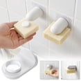 thumbnail image 1 of Soporte magnético para jabón montado en pared | Organizador para baño y cocina ABS gris con fuerte adhesión | 6x4x4cm | Accesorio de almacenamiento para el hogar | 1 unidad, 1 of 6