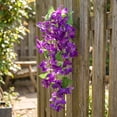 thumbnail image 2 of HWRETIE Artificial Bougainvillea Wall Hanging,Green Plants Home Wall Decor, 2 of 6