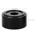 thumbnail image 2 of PAMINGONO 4 Pcs Pieds de Haut-Parleur de Sol en Alliage d'Aluminium Réduction de Vibration Noir, 2 of 6