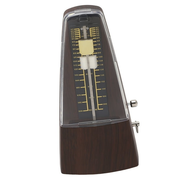 Metrónomo Mecánico, Metrónomo De Instrumentos Rítmicos Precisos De Grano De Madera Para Piano Para Bajo Para Batería