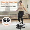 thumbnail image 2 of Steppers for Exercise at Home Workout Equipment, Mini Stepper Exercise Machine for Senior Citizens, Twist Stepper with Resistance Bands, Cardio Weight Loss Equipment Home Fitness, 2 of 9