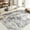 Abstract Light Gray, variant on Washable Area Rug for Living Room, NovDeco 9'x12' Non-Slip Neutral Abstract Light Gray Indoor Rug, Stain Resistant Carpet for Bedroom, Dinning Room
