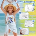 thumbnail image 5 of Xixirimido Cute Cat & Dog Blue Print Girls One Piece Swimsuit with Mesh Cover Up Teen Adjustable Strap Bathing Suits with Removable Bra Swimwear Set, Size 11-12 Years, 5 of 7