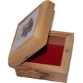 thumbnail image 2 of Holy Land Market First Communion Box - Rosary Box - Bethlehem Olive Wood (Ceramic - Communion III), 2 of 3