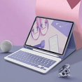 thumbnail image 1 of HOGJIM YSJX Accesorios para tablet iPad Pro 10.5 2019 Air 3, funda protectora para teclado Bluetooth con ranura para bolígrafo, funda para teclado para iPad de 10,2 pulgadas 2019 (color: ratón verde), 1 of 4