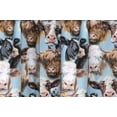 thumbnail image 2 of CIRCLE- Moo! Cows Cow 42W 14”L Window Curtain Valance Cotton Fabric, 2 of 3