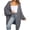 Dark Gray womens cardigan clearance under $5.00, variant on up to 60% off Gifts Usmixi Cardigan for Women Casual Loose Cozy Knitted Hollowed Mid Length Sweater Cardigan Outerwear with Pocket Solid Winter Long Sleeve Blouses Coats Saving Clearance