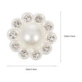 thumbnail image 2 of MasteelfCA 50Pcs Decorative Buttons DIY Handicraft Buttons Diamond-studded Buttons, 2 of 8