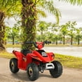 thumbnail image 3 of Patiojoy 6V Kids Mini Electric Quad ATV Battery Powered Toddler Ride On Toy Red, 3 of 7