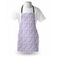thumbnail image 4 of Geometric Apron, Ornamental Scattered Spiral Square Shapes Abstract Angled Lines, Unisex Kitchen Bib with Adjustable Neck for Cooking Gardening, Adult Size, Lavender Blue and Lilac, by Ambesonne, 4 of 4