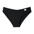 thumbnail image 3 of Sngxgn Women's Cotton Panties, Smoothing Stretch Brief Underwear(Black,XL), 3 of 3