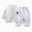 R599-Light Blue, variant on NOLDARES Baby Girl Clothes Infant Toddler Girl Outfit Long Sleeve Shirts Top Rufffle Pants Little Girls Clothes(Yellow,2-3 Y)