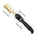 thumbnail image 4 of USTAR Hot Comb Hair Straightener, Electric Heating Comb, Portable Travel Anti-Scald Beard Straightener Press Comb, Ceramic Comb Security Portable Curling Iron Heated Brush, 4 of 7