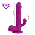 thumbnail image 2 of 1 Uds control remoto inalámbrico pene giratorio femenino consolador de silicona líquida masturbador juguetes sexuales para adultos, 2 of 5