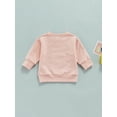 thumbnail image 4 of Kiapeise Kids Baby Boy Girls Brother Sister Pullover Little Darling/Dude Letter Print Sweatshirt Tops, 4 of 8