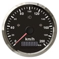 thumbnail image 1 of 125KMH 85mm meter Gau Pulse meter 200KMH Odometer Pulse Signal With Indication Light For Gasoline 12V 24V ,Universal Compatibility, 1 of 7