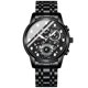 thumbnail image 3 of Reloj de cuarzo impermeable automático hueco Reloj de pulsera de acero para estudiantes Reloj de cuarzo impermeable, 3 of 6
