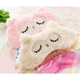 thumbnail image 2 of Sleeping Mask Creative Cartoon Sheep Owl Sleeping Eye Cover Blindfold Eyeshade, 2 of 6