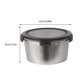 thumbnail image 4 of 1 lonchera térmica de acero inoxidable, portátil, para almacenar alimentos (plateada), 4 of 8