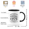 thumbnail image 2 of 50th Birthday Gifts for Men Women - 50th Birthday Decorations for Men - Vintage 1976 Coffee Mug - Born in 1976 Present Ideas - Turning Fifty Gift For Dad, Mom, Uncle, 2 of 6