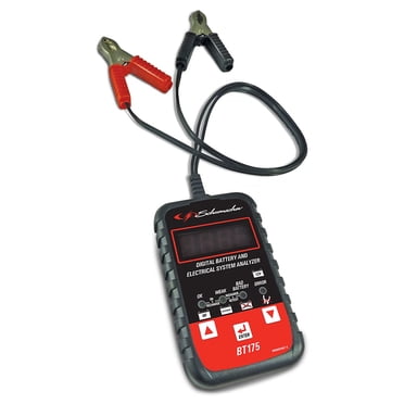 Schumacher BT-175 12V Digital Battery Tester Load Tester and Voltmeter - For Use with Motorcycle ATV Boat Car SUV Truck RV and Classic Car batteries - Works with Foreign and Domestic Autos