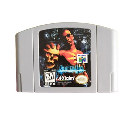 Shadow Man Video Games Cartridge Card for N 64 Us Version