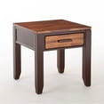 thumbnail image 1 of Abaco Table d'Appoint Contemporaine en Bois Deux Tons Cerisier, 1 of 6