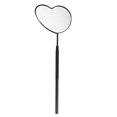 thumbnail image 4 of Miangastore Miroir en Forme de Cœur pour Extensions de Cils Miroir à Main pour Usage en Salon Miroir à Cils en Acier Inoxydable Miroir à Main pour Vérification des Cils Miroir Portable pour Cils, 4 of 8