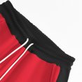 thumbnail image 6 of CHEEREAM Side Stripe Sweatpants for Men Straight Leg Drawstring Jogger Pants Elastic Waist Casual Athletic Pant with Pockets Red XL, 6 of 9